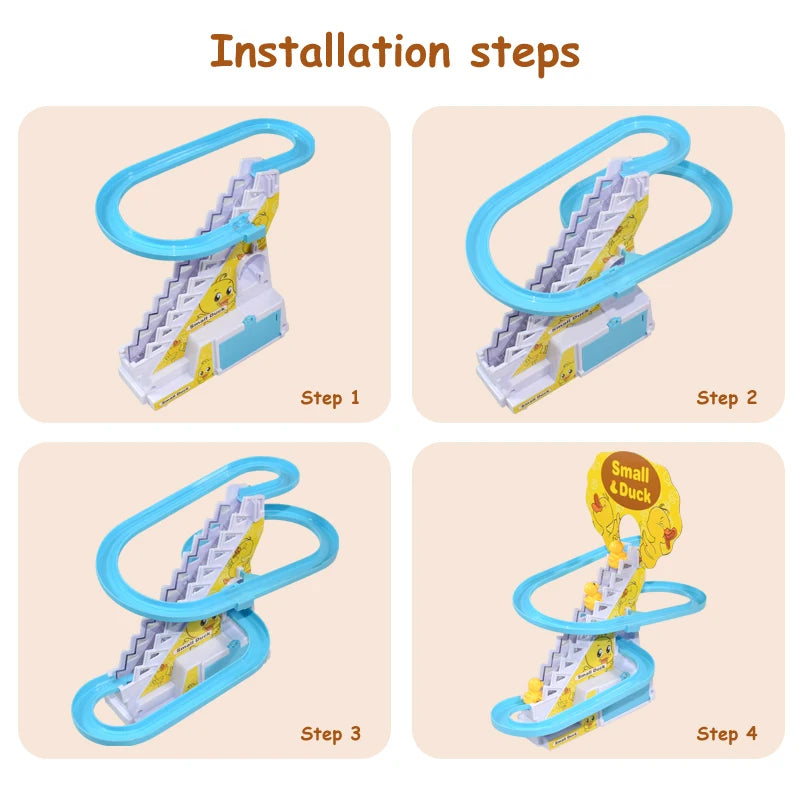 Cute Singing Duckling Stairs Toy