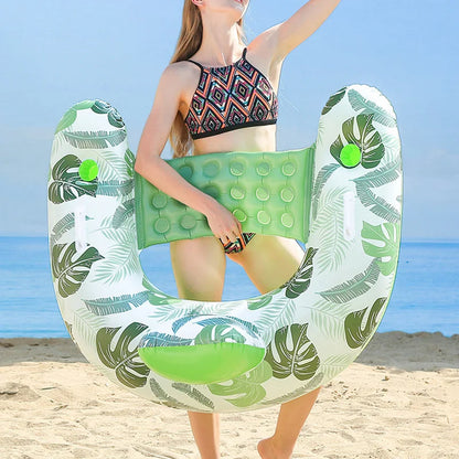 Inflatable U-Shaped Pool Hammock