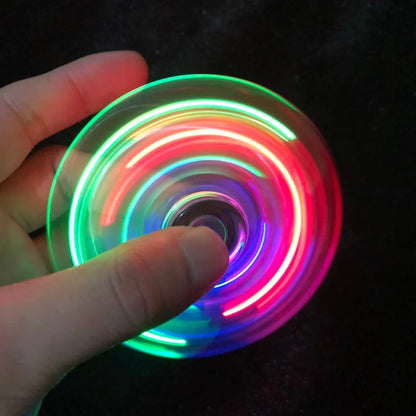 Glow-in-the-Dark LED Fidget Spinner