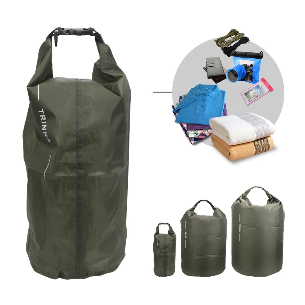 For Boating Kayaking Canoeing Floating Outdoor Traveling Carrying Bags Dry Sack Pouch 8L 40L 70L Waterproof Storage Bag