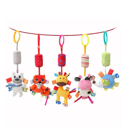 Plush Cartoon Animal Baby Rattle