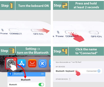10inch Backlit For iPad Keyboard and Mouse Backlight Bluetooth Keyboard For IOS Android Windows Wireless Keyboard and Mouse