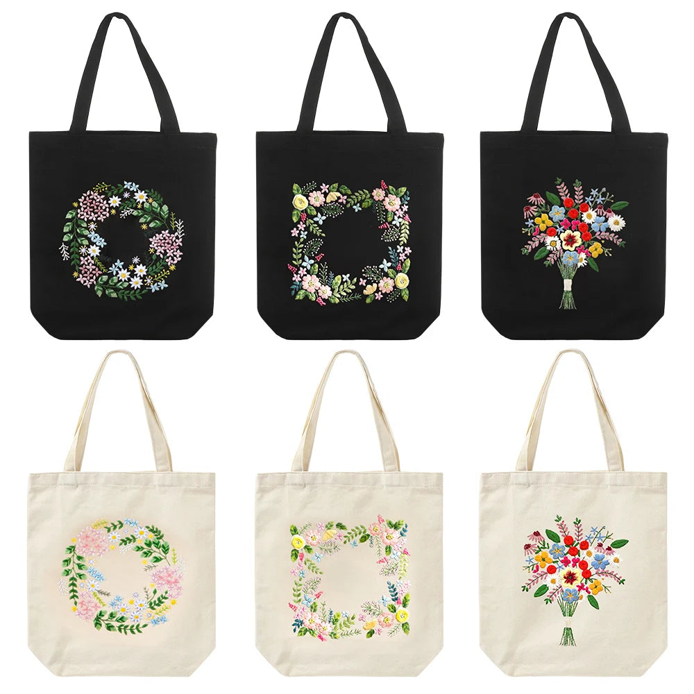 DIY Flower Embroidery Kit Set