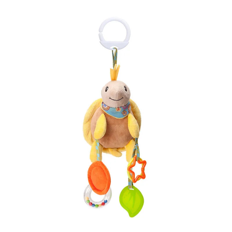 Plush Cartoon Animal Baby Rattle