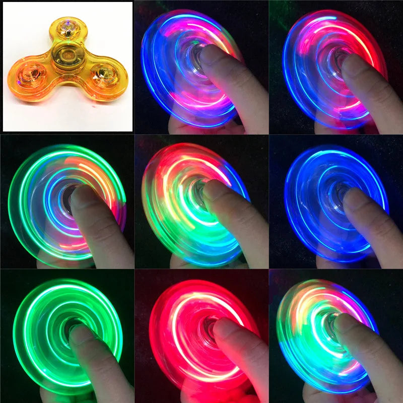 Glow-in-the-Dark LED Fidget Spinner