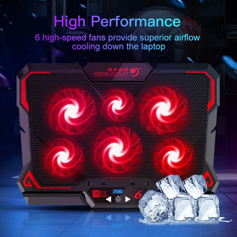 LED Gaming Laptop Cooler Pad