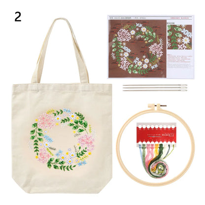 DIY Flower Embroidery Kit Set