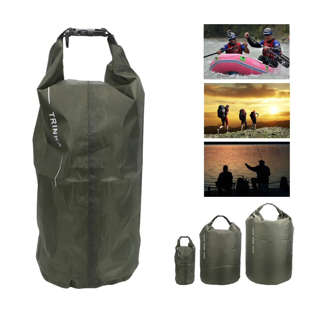 For Boating Kayaking Canoeing Floating Outdoor Traveling Carrying Bags Dry Sack Pouch 8L 40L 70L Waterproof Storage Bag