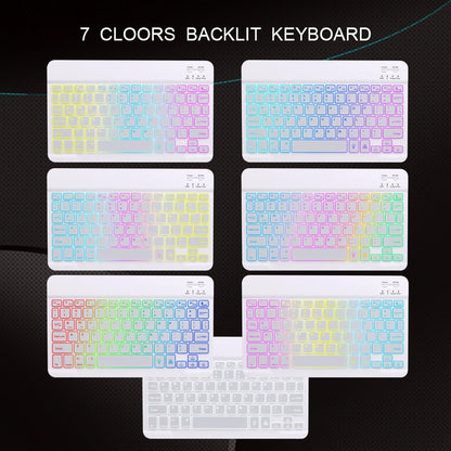 10inch Backlit For iPad Keyboard and Mouse Backlight Bluetooth Keyboard For IOS Android Windows Wireless Keyboard and Mouse