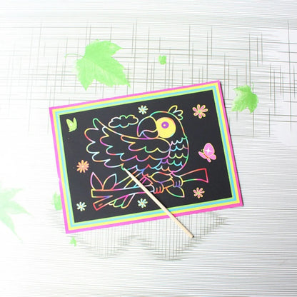 Colorful Scratch Art Drawing Paper