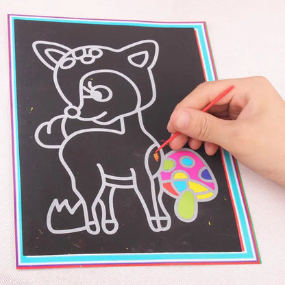 Colorful Scratch Art Drawing Paper