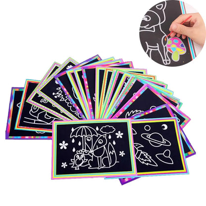 Colorful Scratch Art Drawing Paper