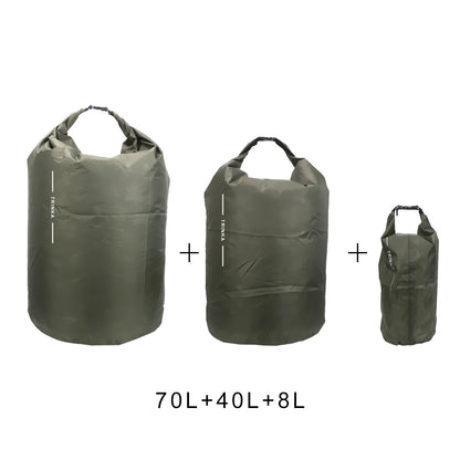 For Boating Kayaking Canoeing Floating Outdoor Traveling Carrying Bags Dry Sack Pouch 8L 40L 70L Waterproof Storage Bag