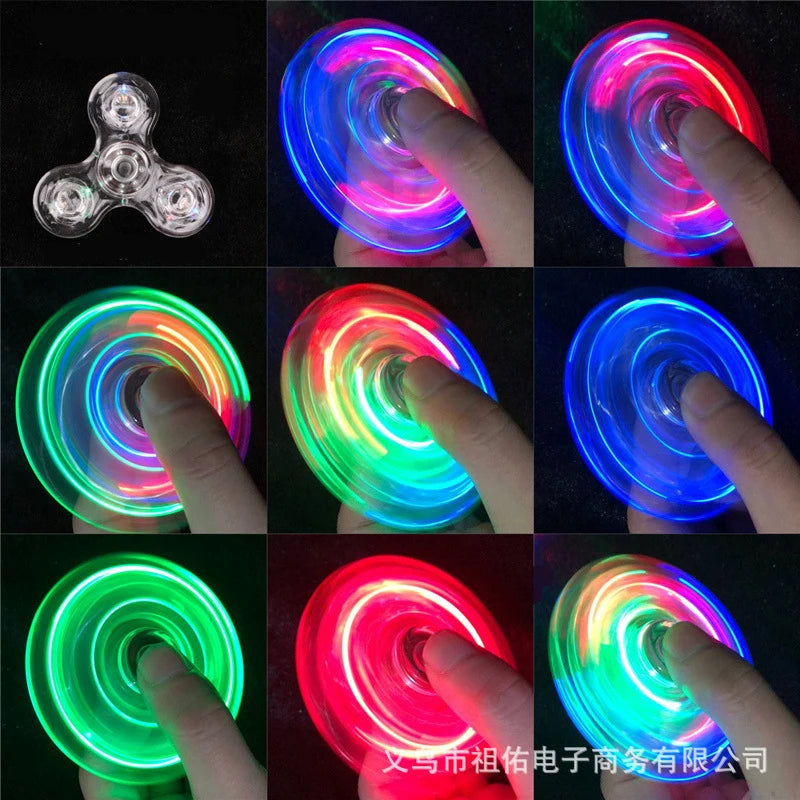 Glow-in-the-Dark LED Fidget Spinner