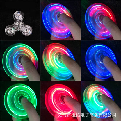 Glow-in-the-Dark LED Fidget Spinner