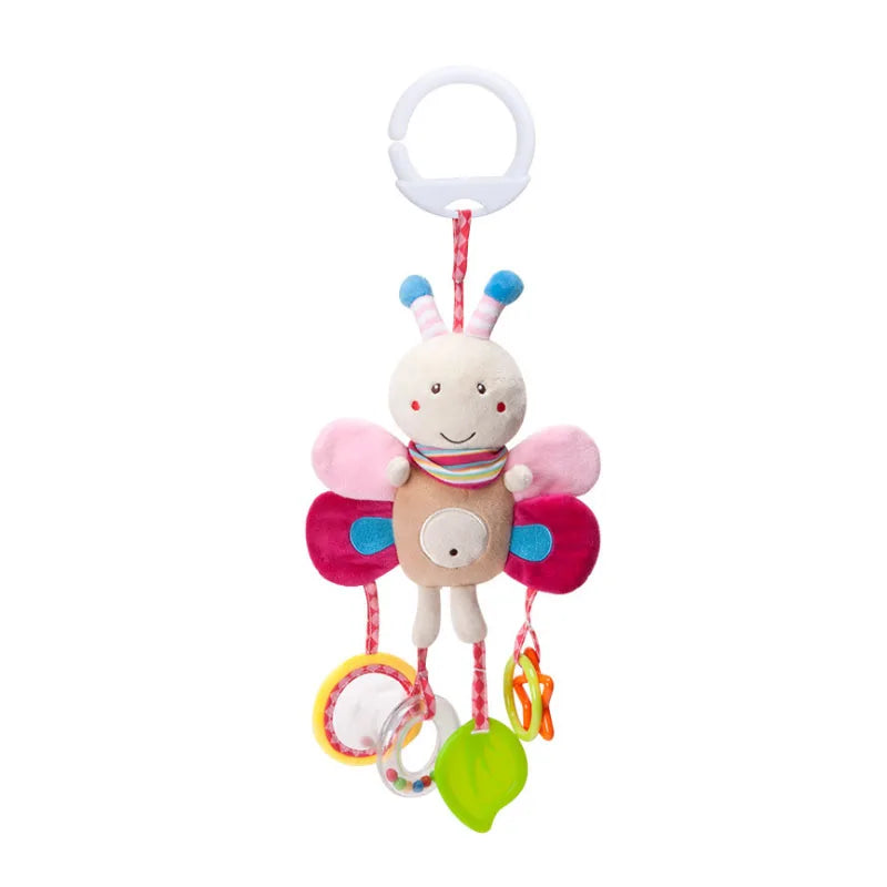 Plush Cartoon Animal Baby Rattle