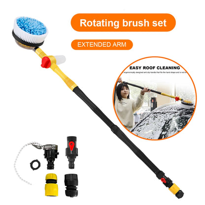 Foldable Car Cleaning Brush with 360° Rotating Handle