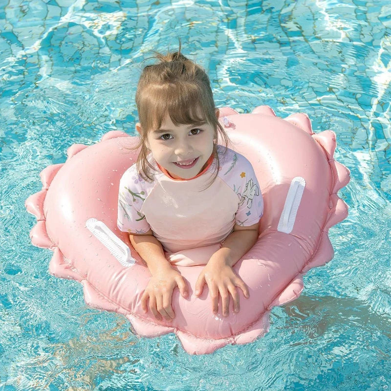 Heart-Shaped Pink Inflatable Mattress