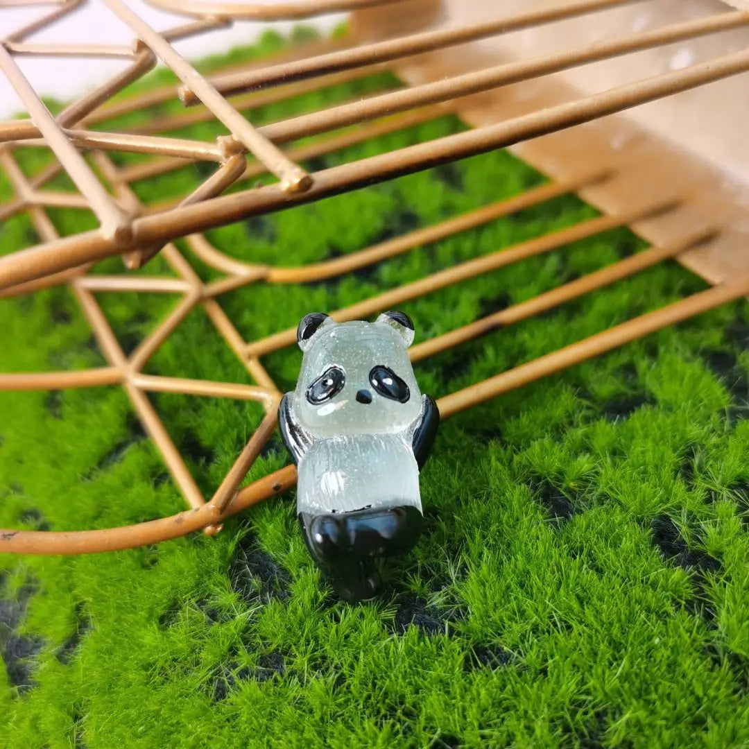 Glow-in-the-Dark Panda Garden Decoration