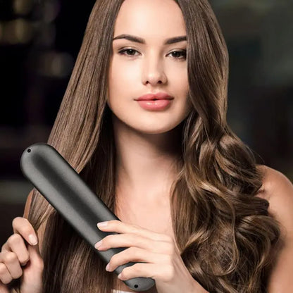 Portable Cordless Hair Straightener Brush