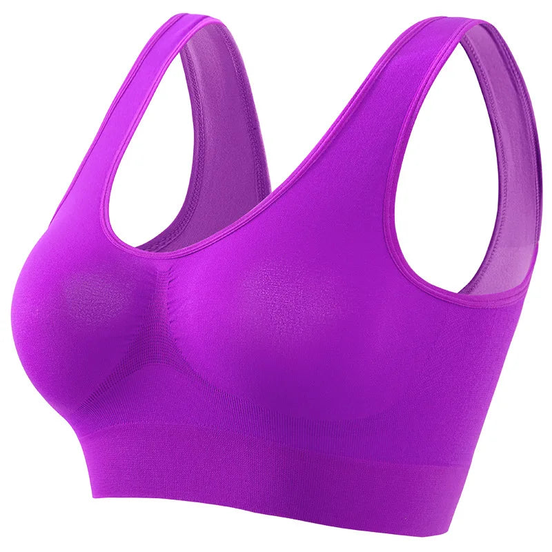 Seamless Push-Up Sports Bra