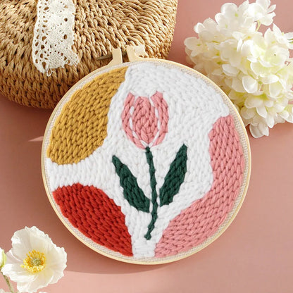 Sunflower Punch Needle Embroidery Kit