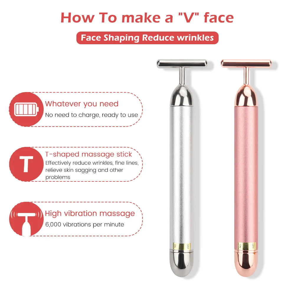 Gold Facial Slimming Roller