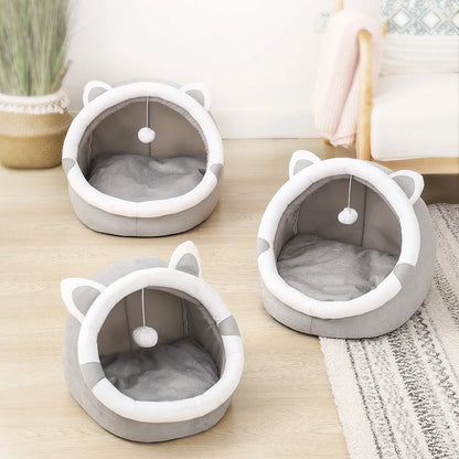 Cozy Round Cat Bed House