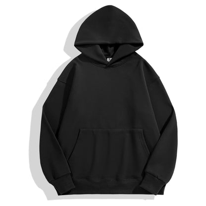 Heavyweight Cotton Velvet Pullover Hoodie