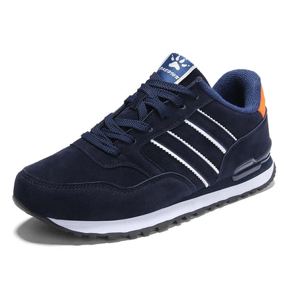 Autumn Men's Pigskin Sneakers