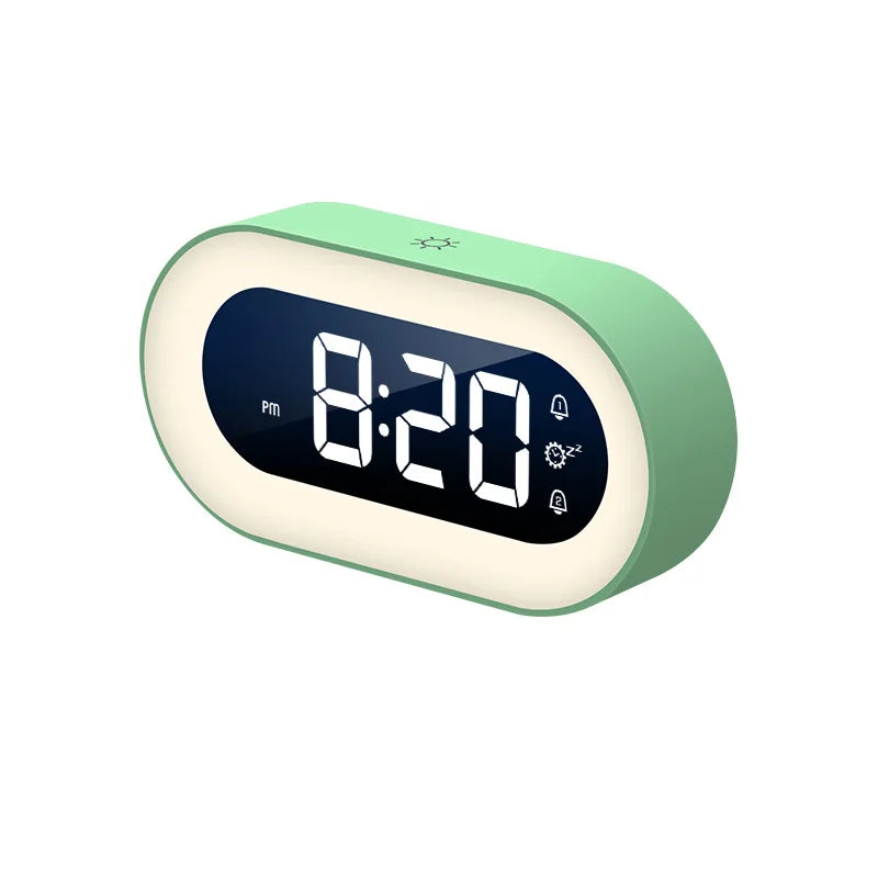 Xiaomi Mijia Music LED Digital Alarm Clock Voice Control Night Light Design Desktop Clocks Home Table Decoration Children's Gift