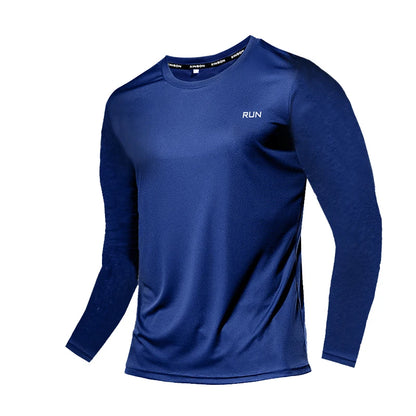 Men's Summer Ice Silk Long Sleeve T-Shirt