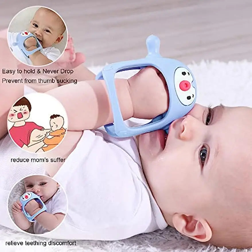 Never Drop Silicone Baby Teether