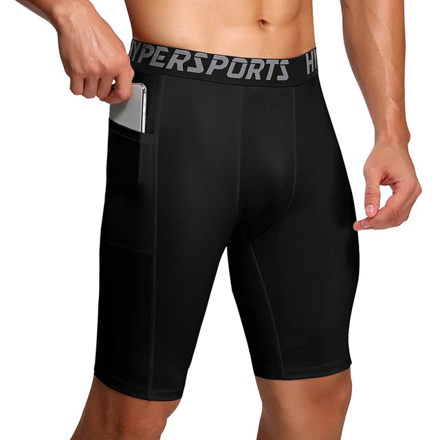 Men's Compression Training Shorts for Fitness