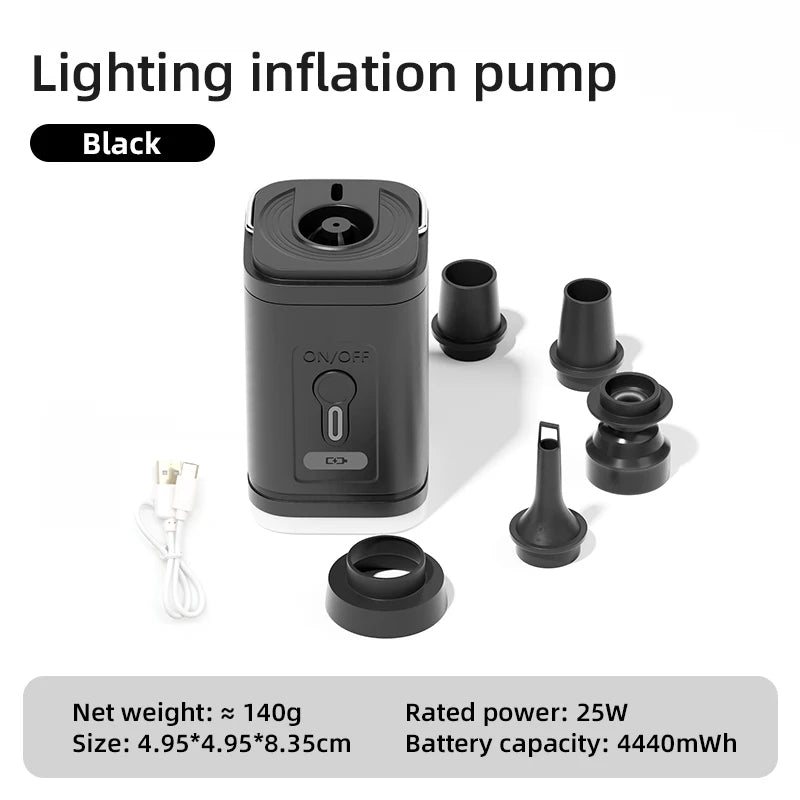 Wireless Mini Air Pump 3-in-1