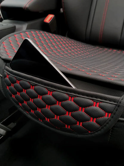 2PCS Car Seat Cover General Type Car Front Seat Cushion Faux Leather Car Seat Cushion Waterproof Breathable Car Seat Cushion Car