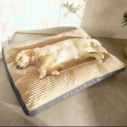 Washable Corduroy Dog Bed Cushion