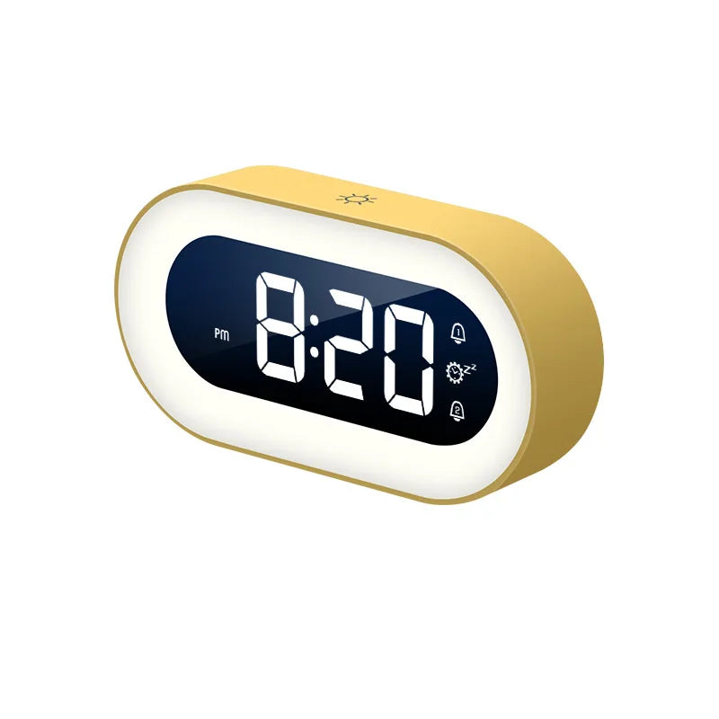 Xiaomi Mijia Music LED Digital Alarm Clock Voice Control Night Light Design Desktop Clocks Home Table Decoration Children's Gift