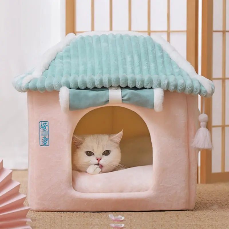 Foldable Winter Pet Bed Tent