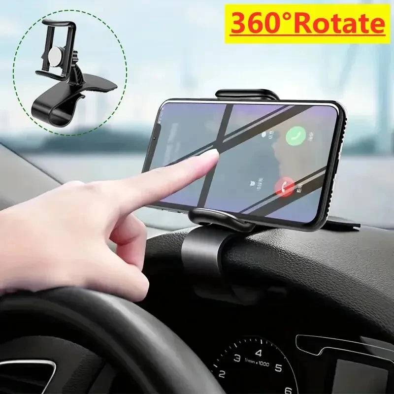 Car Phone Holder HUD Dashboard GPS Navigation Holder For Toyota Corolla Prius Yaris Rav4 CHR Aygo Hilux Raize Camry Sienna Venza