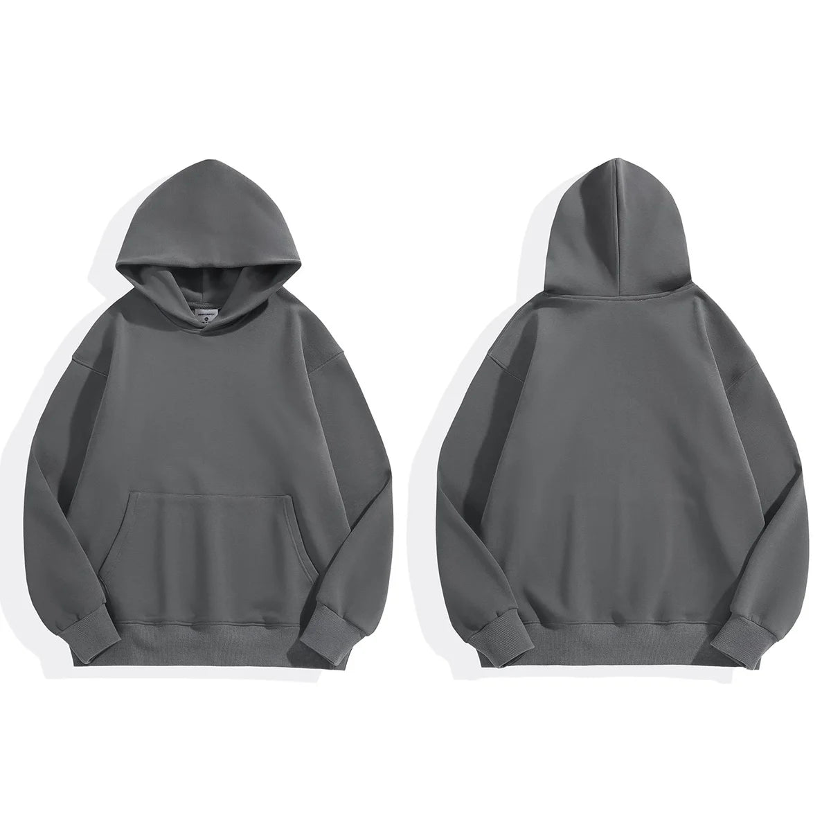 Heavyweight Cotton Velvet Pullover Hoodie