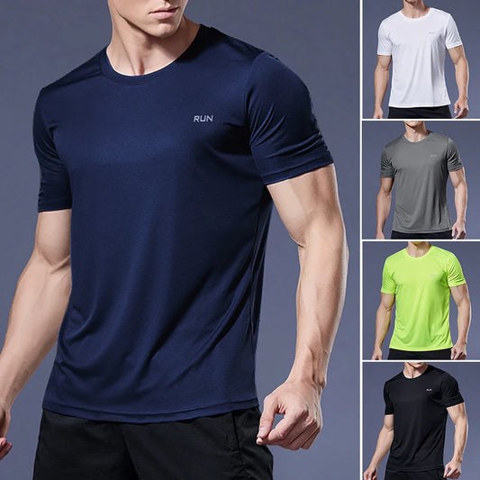 Men's Summer Gym Fitness T-Shirt