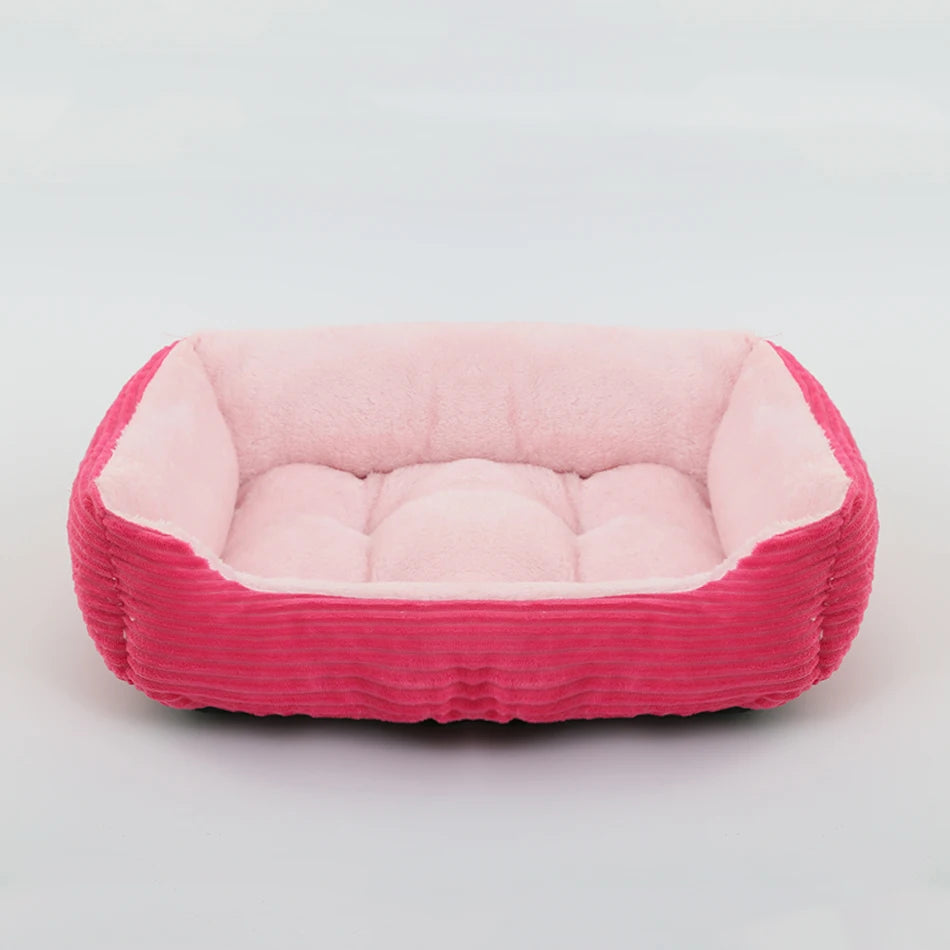 Plush Square Pet Sofa Bed