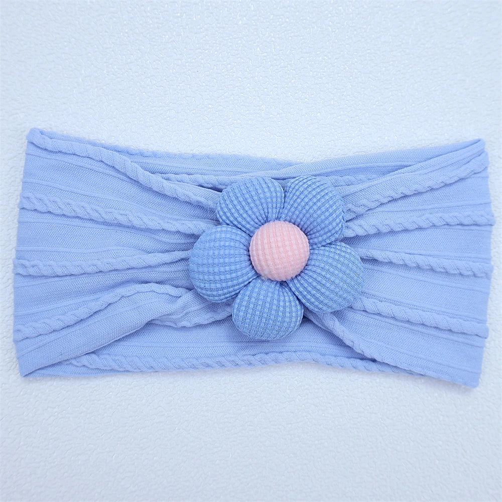 Soft Flower Nylon Baby Headband