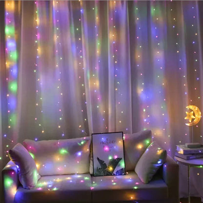 USB Fairy Curtain Lights Garland