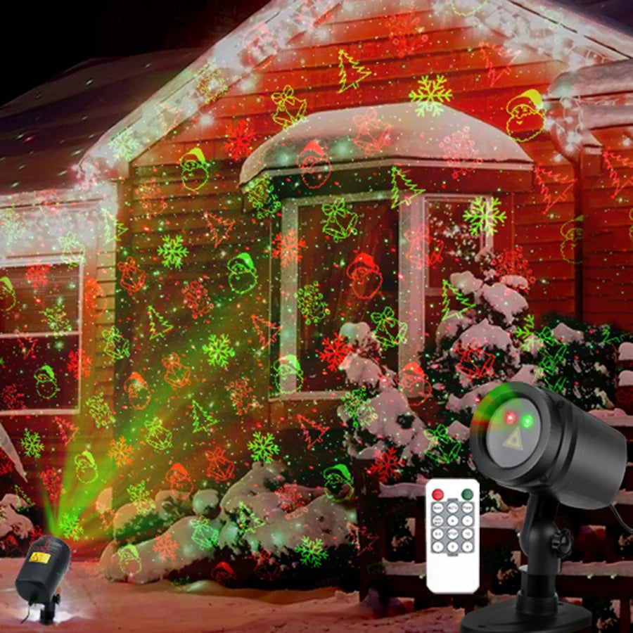 Christmas Laser Projection Light Spotlight