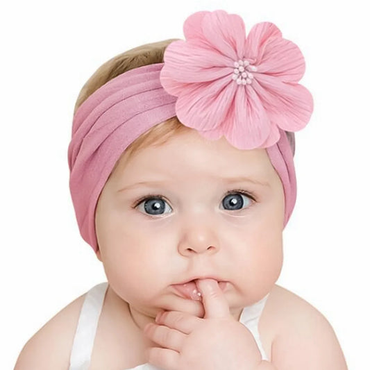 Soft Elastic Flower Baby Headband