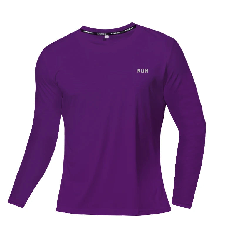 Men's Summer Ice Silk Long Sleeve T-Shirt