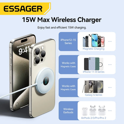 Essager 15W Magnetic Wireless Charger