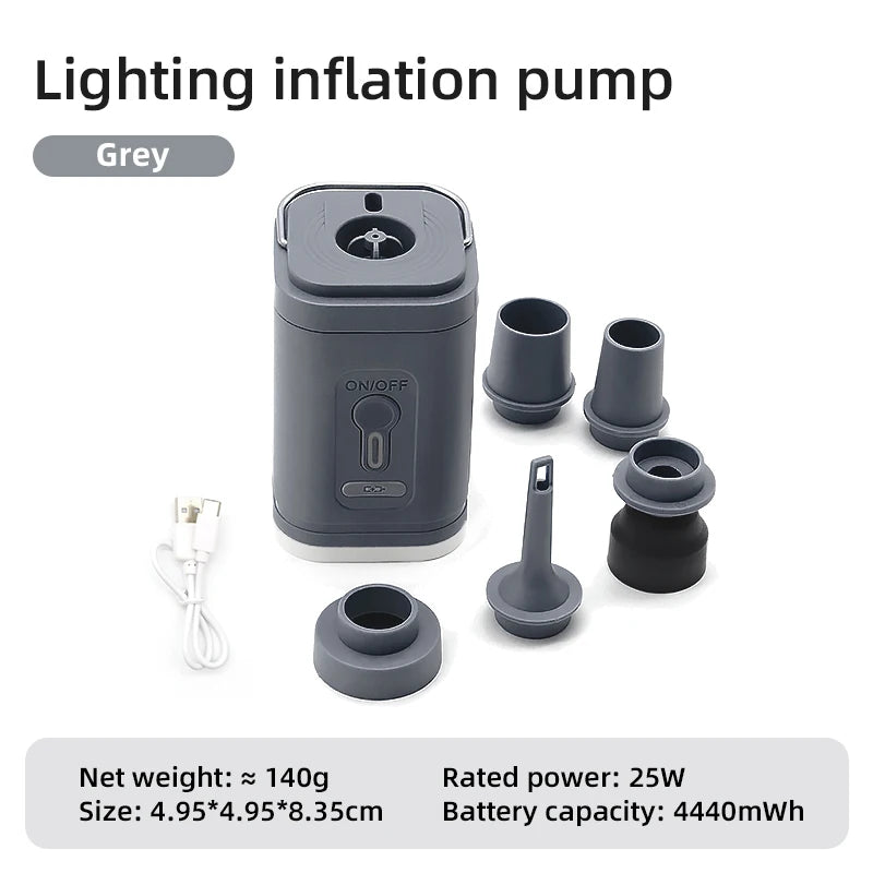 Wireless Mini Air Pump 3-in-1